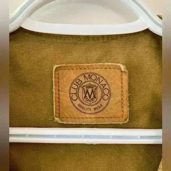 CLUB  MONACO 90s Vintage Cotton Utility Vest - Picture 5 of 7